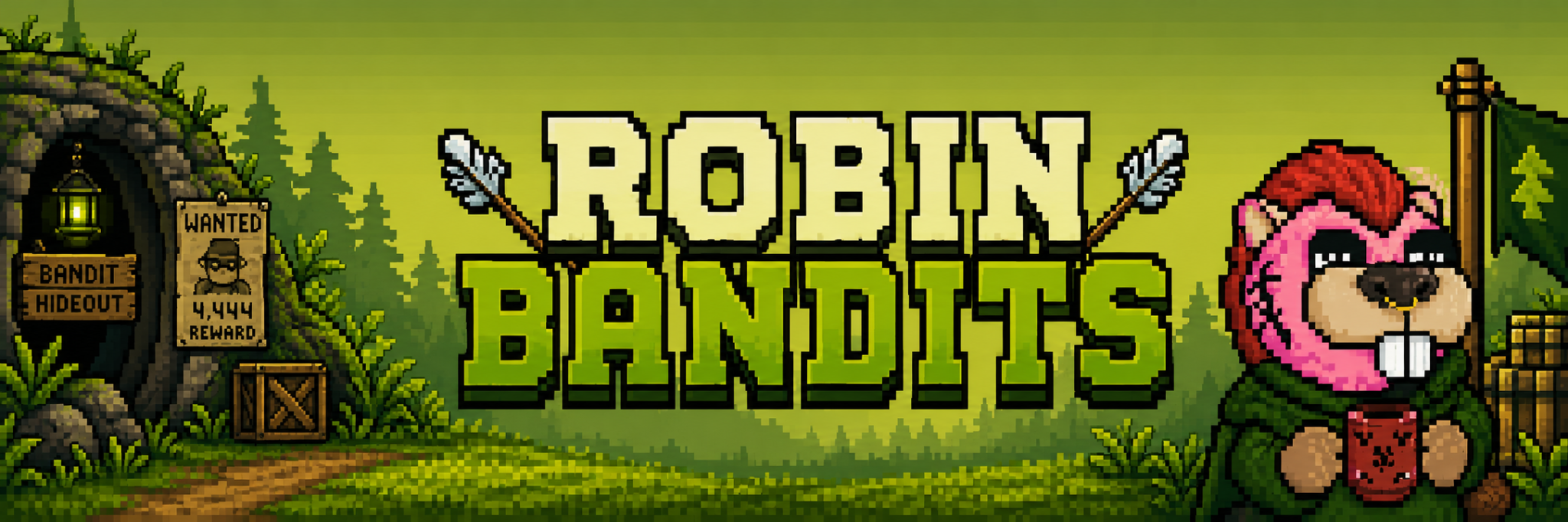 Official Robin Bandits banner showing the Bandit Hideout